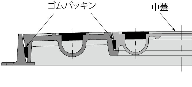 高質 法山本店 鋳鉄製マンホール 普及型 6t荷重マンホール 蓋のみ フタ径650mm 穴径600mm MK-6-600