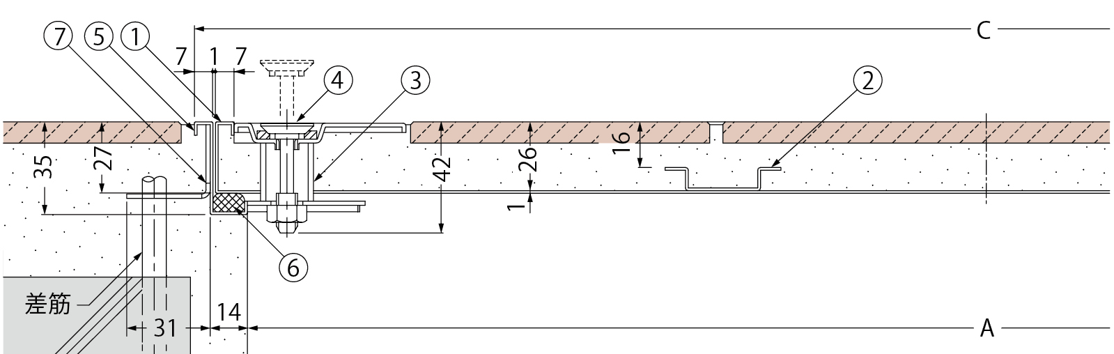 MSXL 納まり図