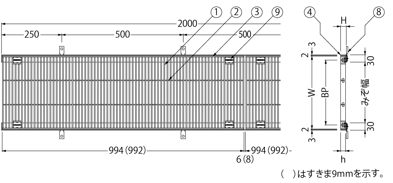 SMQL-DC | ステンレス製グレーチング | カネソウ株式会社 建設用金属